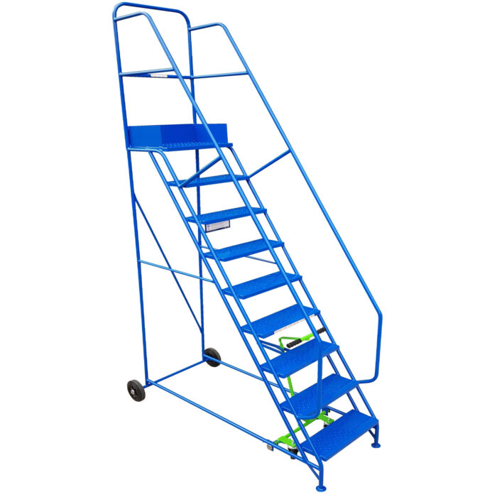 9 Tread Extra-Wide Industrial Mobile Safety Step