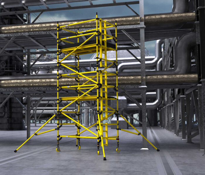 BoSS Zone 1 GRP Single Width  5.7m Working Height Tower - Image 3
