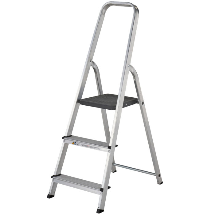 Werner 3 Tread Stepladder High Handrail