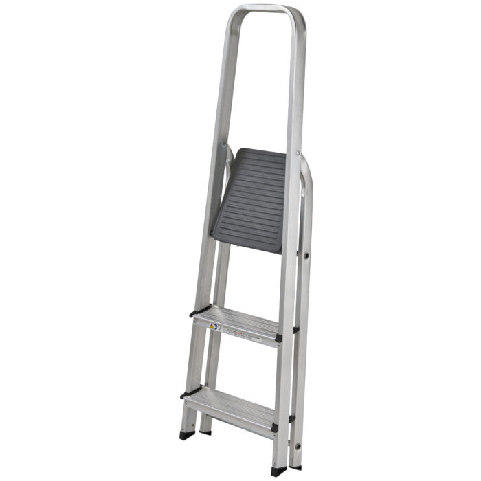 Werner 3 Tread Stepladder High Handrail - Image 2