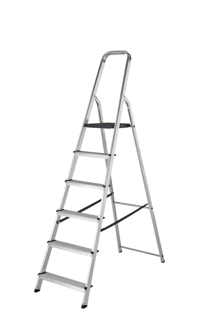 Werner 6 Tread Stepladder High Handrail