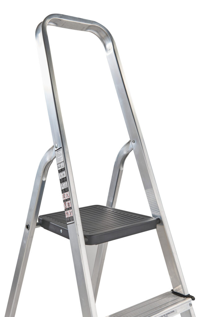 Werner 3 Tread Stepladder High Handrail - Image 4
