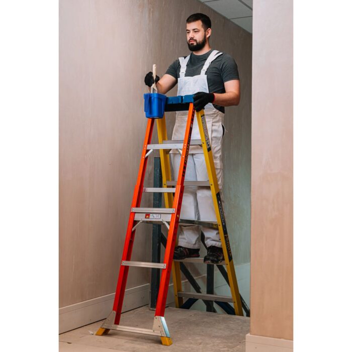 GRP WERNER AdjustaStep PRO® Stepladder 6 Tread - Image 10