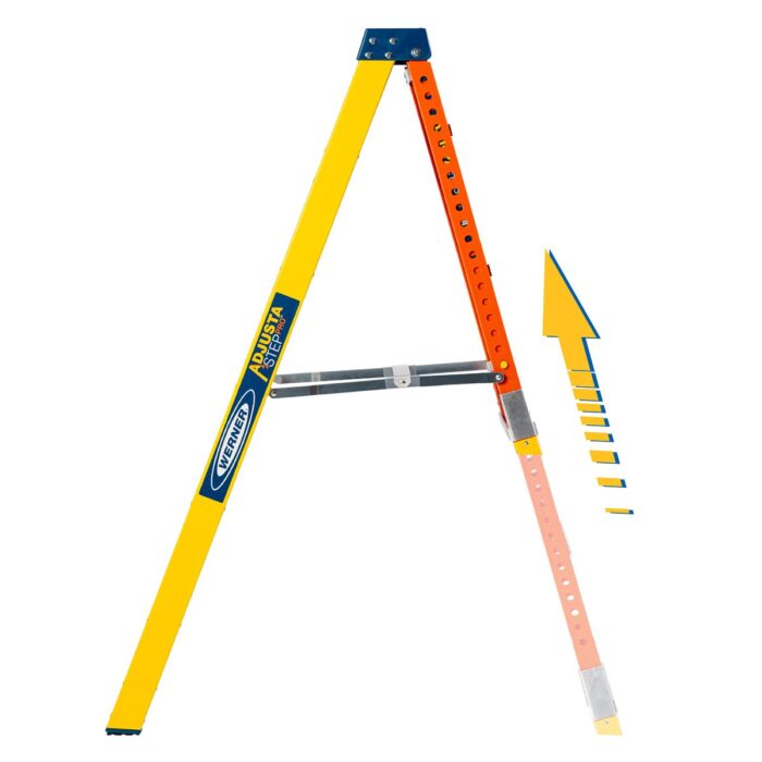 GRP WERNER AdjustaStep PRO® Stepladder 6 Tread - Image 9