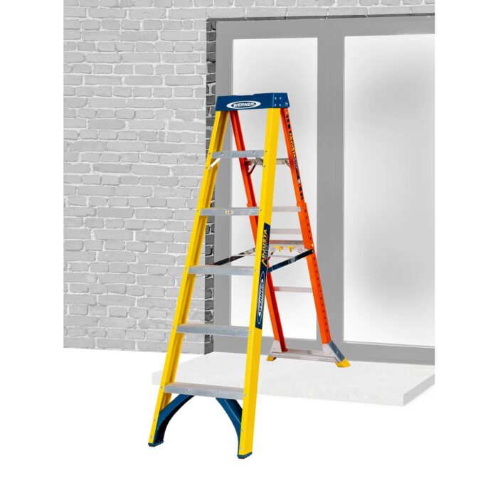 GRP WERNER AdjustaStep PRO® Stepladder 6 Tread - Image 11