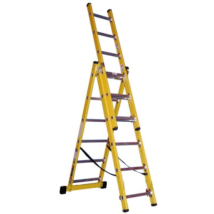 6 Rung Fibreglass Combination Ladder